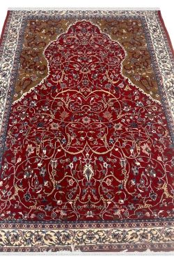 Nain Pictorial Kashmiri Wool Handmade Carpet