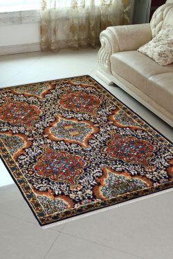 Neel Rust Kirman Handmade Carpet