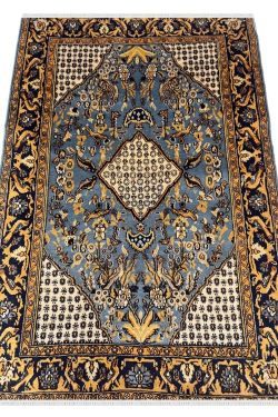  Neel Jaali Kashmir Wool Handknotted Carpet 