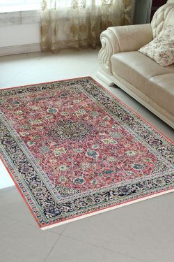 Open Fleur Tabriz Handmade Pure Silk Rug