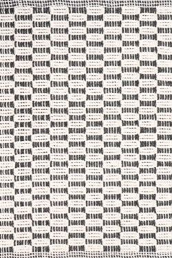 Monochrome Geometric Handmade Patio Outdoor Rug