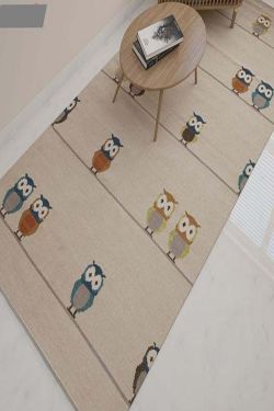 Owls Kids Handmade Rug