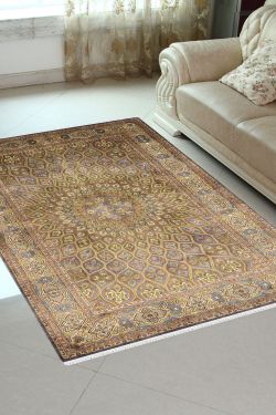 Peacock Ardabil Handmade Silk Carpet