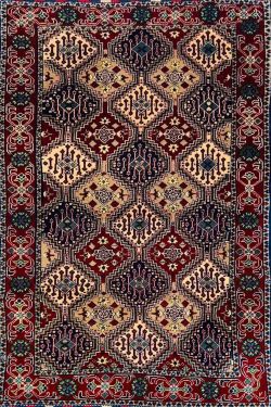 Pashto Multi Colors Afghani Handmade Rug
