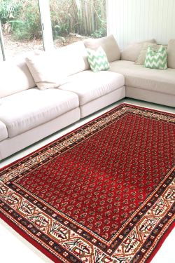 Rouge Litchi Handmade Woolen Rug