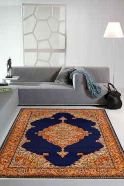 Royale Neel Open Kashan Silk Area Rug