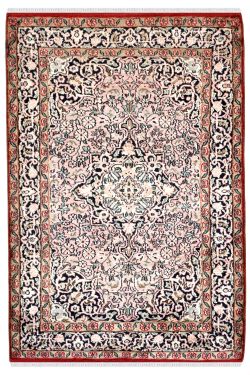 Salmon Kashan Hand Knotted Carpet