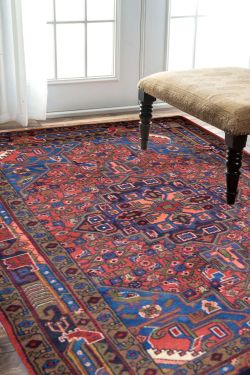 Semi Medallion Une Afghan Area Rug