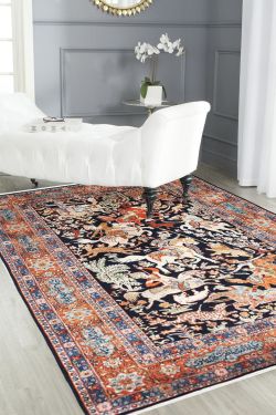 Shikari Akbar Handmade Silk Carpet
