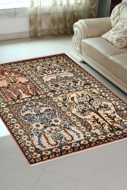 2X3 Small Hamadan Living Room Silk Carpet