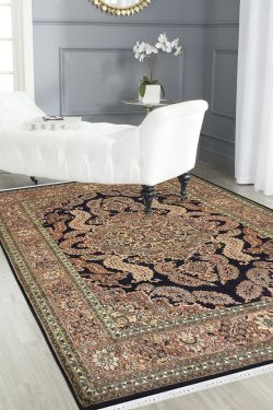 Victorian Silk HandKotted Silk Carpet