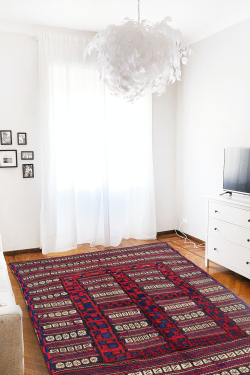 Four Quadrant Turkish Kilim Rug