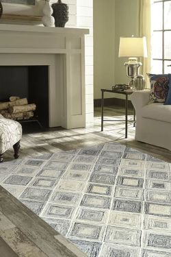 Sterling Gray Handmade Modern Carpet