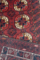 Baluch Stamped Handknotted Wool Afghani runner