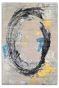 Dreamy Swirl Beige Handmade Wool Abstract Rug