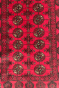 Dual Layered Red Afghani Mori Bokhara Handmade Rug