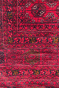 Central Motif Afghani Maroon Handknotted Area Rug