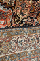 All over Kashan Medallion Sher Silk Carpet