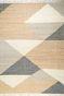 Neutral Prism Contemporary Handmade Jute Carpet