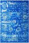 Cobalt Blue Chakra Modern Area Rug