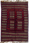 Four Quadrant Turkish Kilim Rug