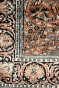 Dual Rust Panel Handknotted Rug