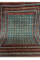 Turquoise Blue Afghan Bokhara Handmade Carpet 