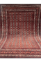 Dual Panel Afghan Bokhara Brown Handmade Carpet