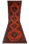 Four Panel Turkmen Afghani Runner Handmade Rug