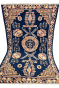 Blue Nile Chandelier Handmade Carpet 