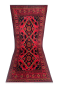Triple Medallion Afghan Handmade Runner Carpet