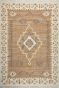 Traditional Medallion Brown Handmade Jute Carpet