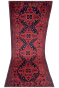 Handknotted Afghan Turkmenistan Runner Carpet for Corridor
