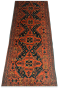 Handknotted Afghan Turkmenistan Runner Carpet for Corridor