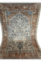 Ek Tarfa Floral Kashan Fine Handknotted Rug