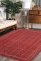 Rust Goz Flat-Woven Kilim Carpet 