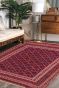 Maroon Goz Flat-Woven Kilim Rug