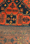 Handknotted Afghan Turkmenistan Runner Carpet for Corridor