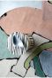 Two Left Feet Concentric Handmade Oval Rug