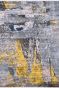 Yellow Gray Rick Road Handmade Modern Area Rug