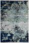 Shades Of Blue 8x10 Hand Knotted Modern Rug