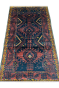Boho-Chic Afghan Handknotted Carpet