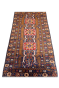 Single Panel Intricate Brown Handknotted Afghan Carpet
