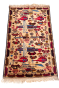 Make Love Not War Afghan Handmade Rug 