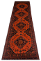 Four Panel Turkmen Afghani Runner Handmade Rug
