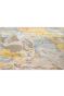 Golden Splash Abstract Handknotted Wool Rug