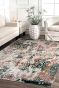 Erased Floral Tings Hand-tufted Wool Carpet