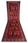 Eclectic Boxed Pattern Afghani Handmade Runner