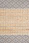 Graphite Grid Handmade Jute Carpet