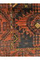 Boho-Chic Afghan Handknotted Carpet